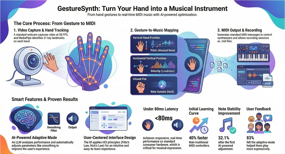GestureSynth hand gesture to MIDI